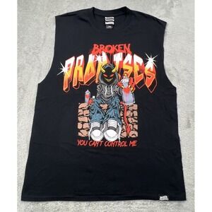 Broken‎ Promises T-Shirt Men's Large Graphic Sleeveless